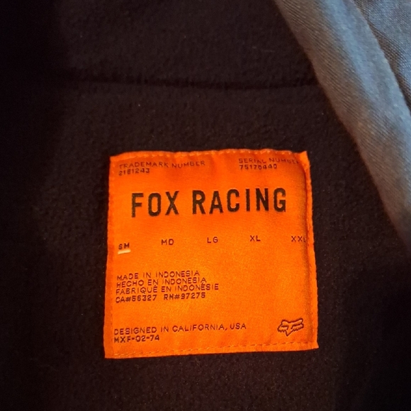 Fox Racing Orange Label Jacket - Picture 3 of 7